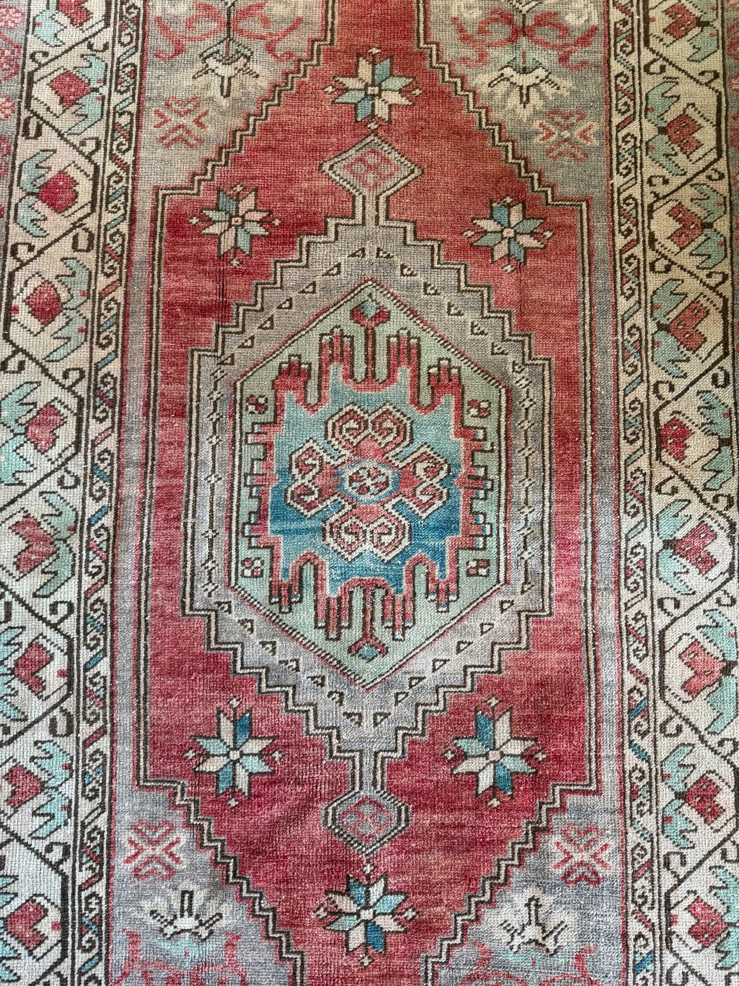 3.4'x6.2' Vintage Turkish Rug