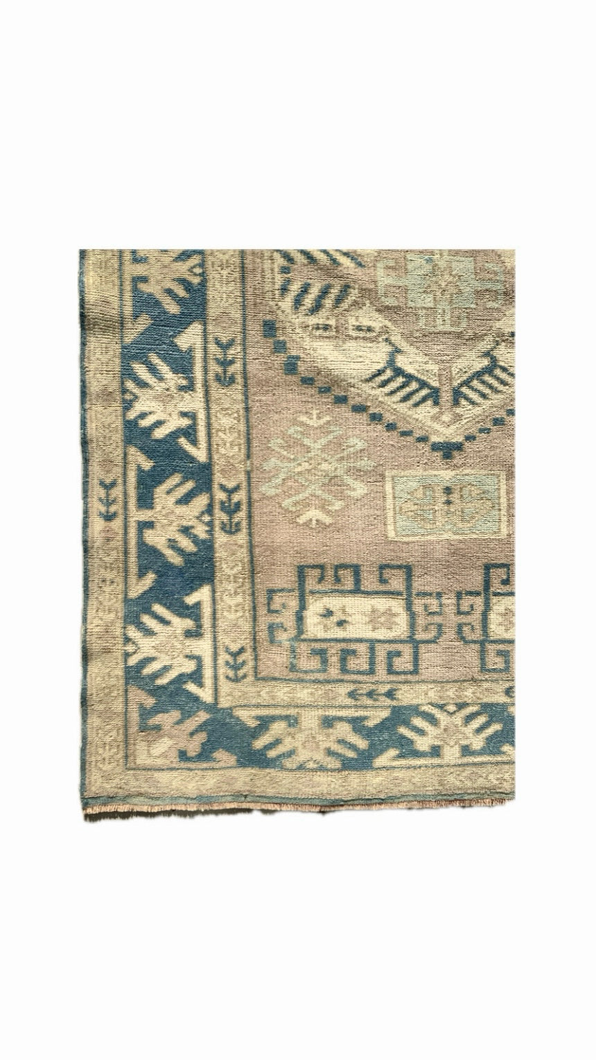 4'x6.4' Vintage Turkish Rug