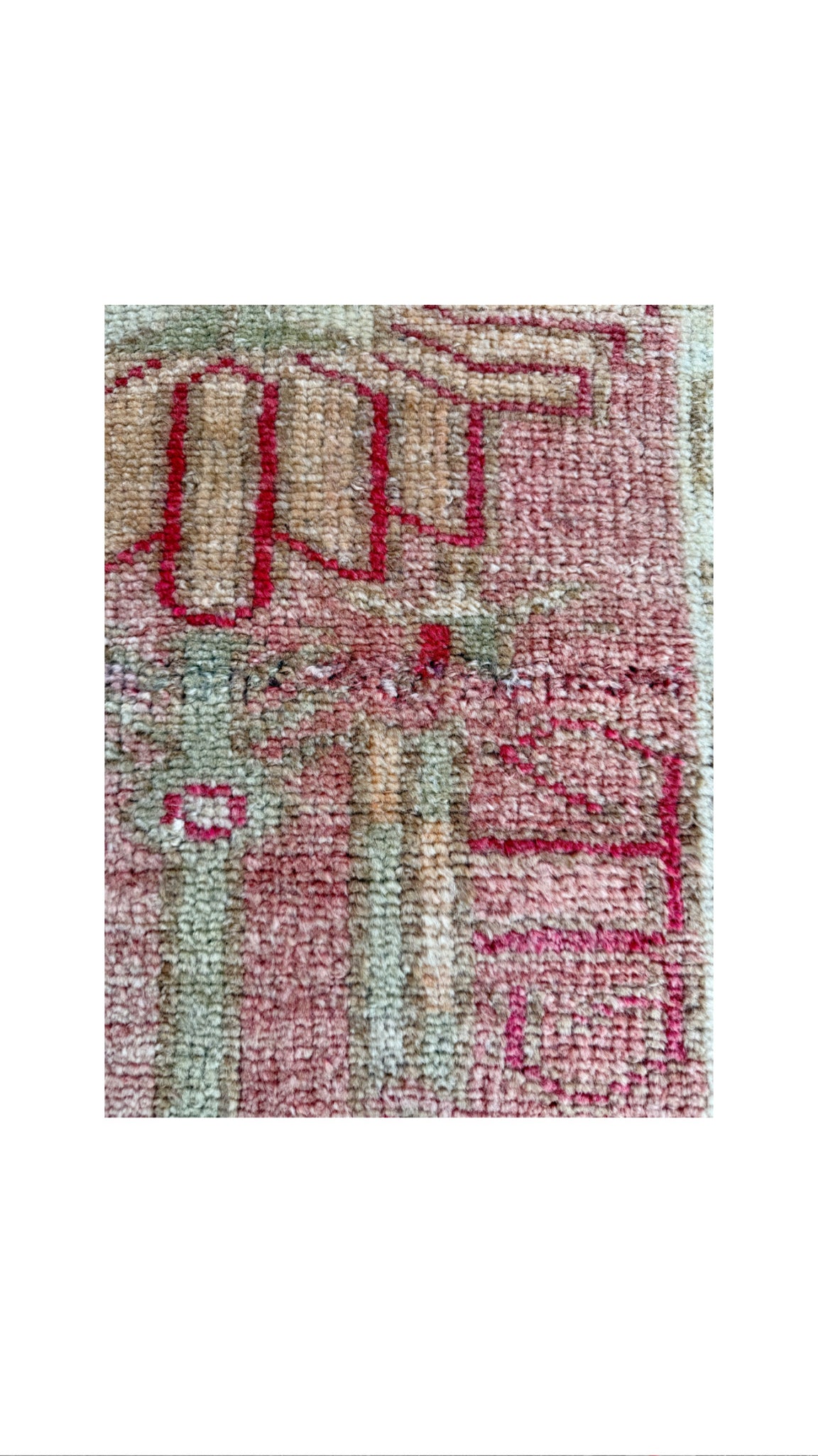 2.9'x11.2' Vintage Turkish Rug