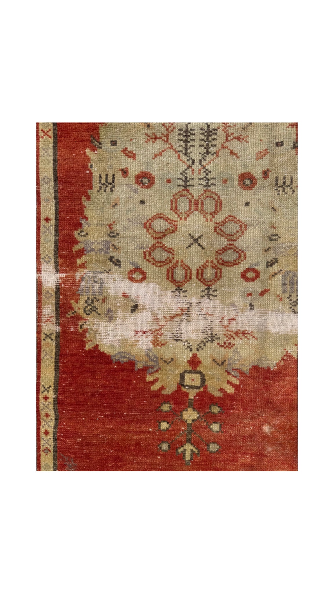 2.4'x5.5' Vintage Turkish Rug