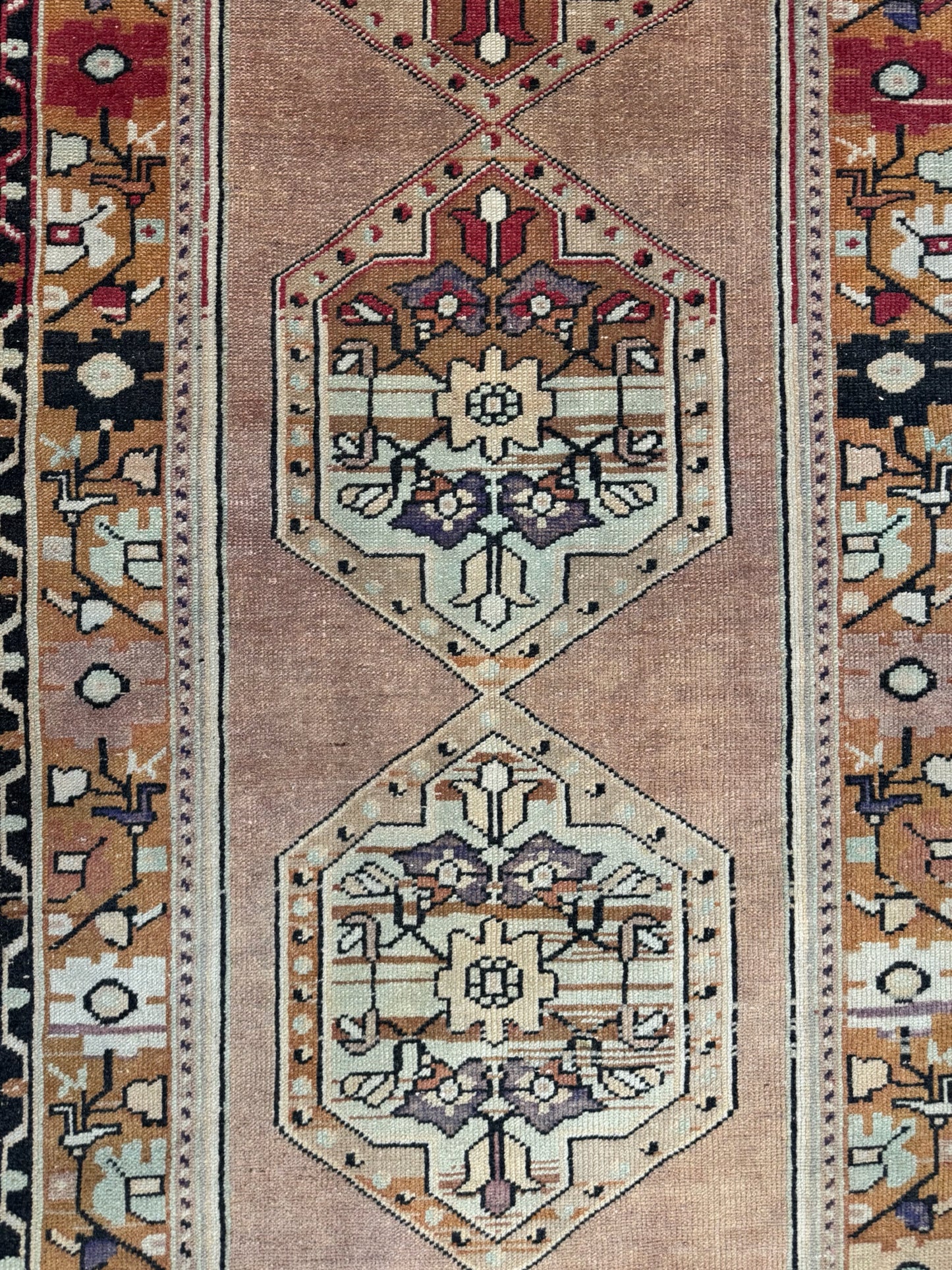 3.6'x9.11' Vintage Turkish Rug