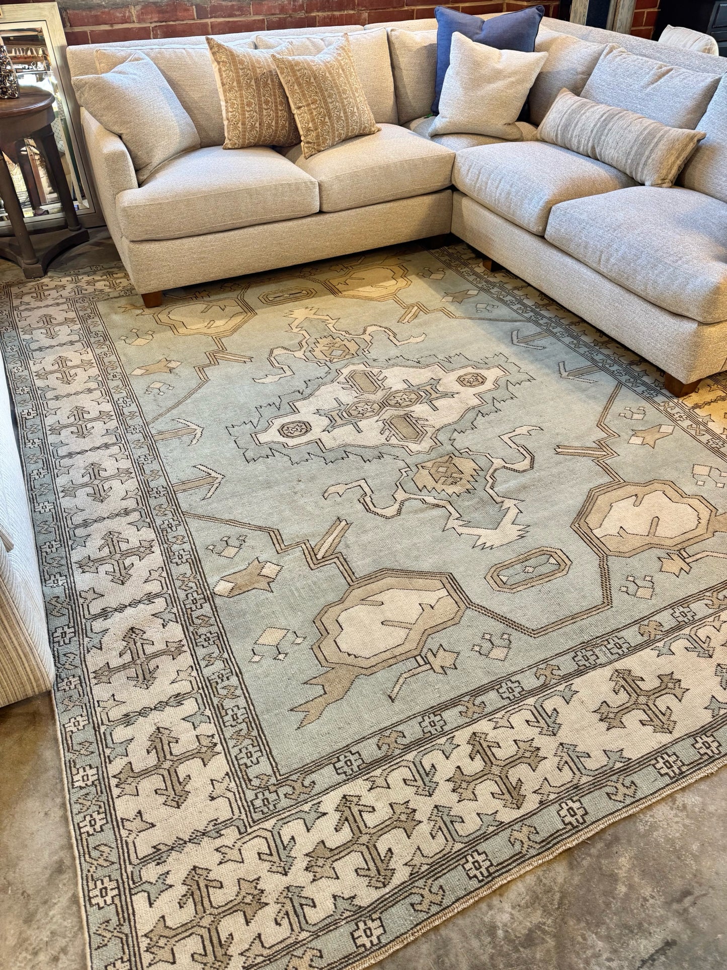 8.7'x10.9' Vintage Turkish Rug