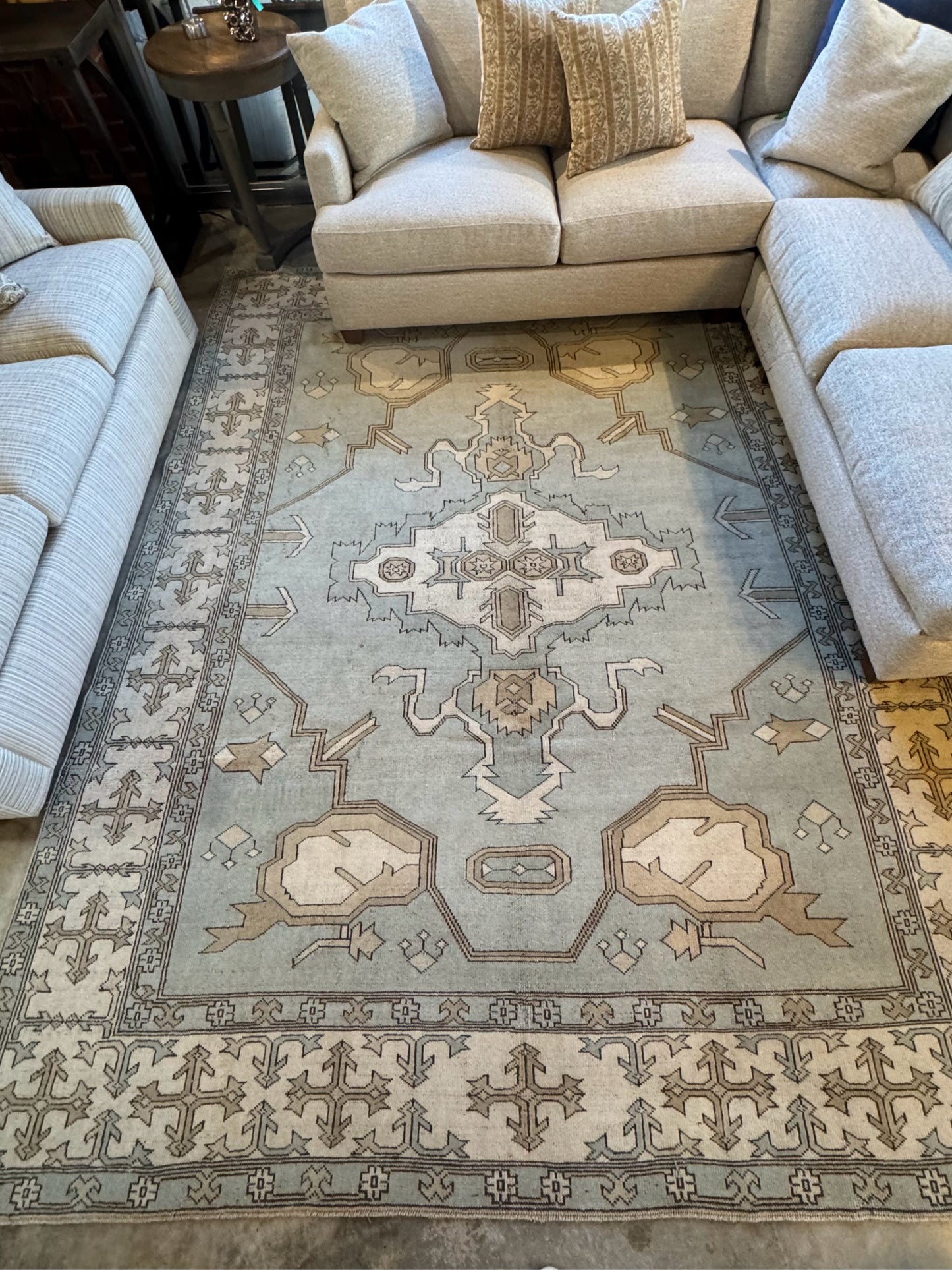 8.7'x10.9' Vintage Turkish Rug