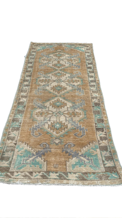 2.9'x9' Vintage Turkish Runner