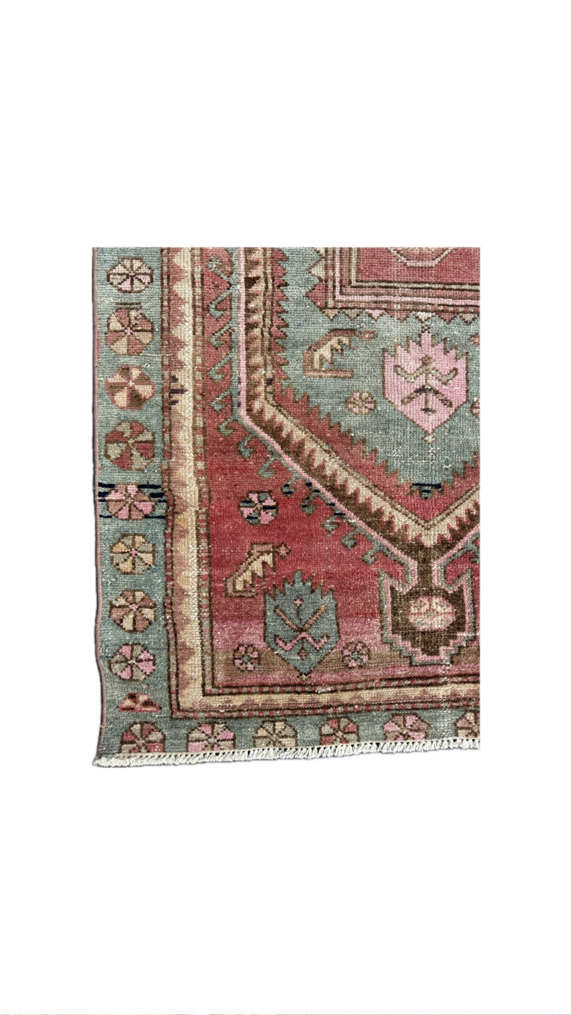 3.3'x9.7' Vintage Turkish Rug