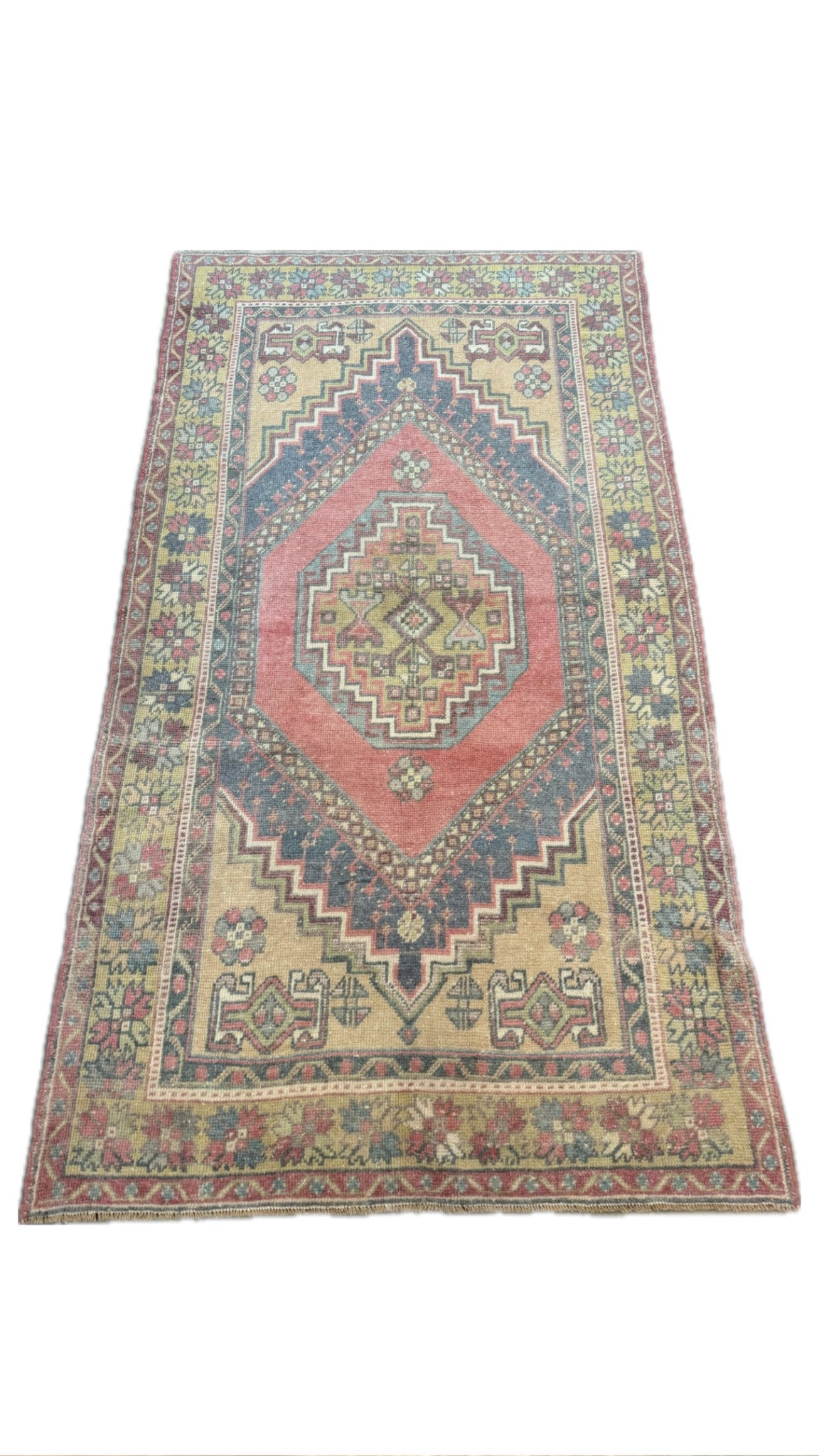 3.10'x7' Vintage Turkish Rug
