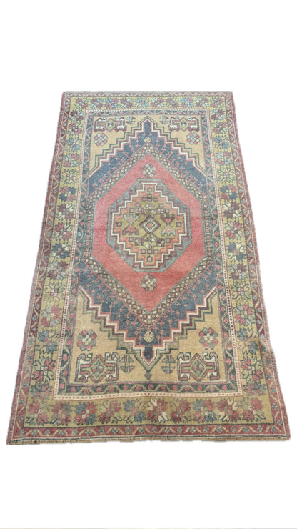3.10'x7' Vintage Turkish Rug