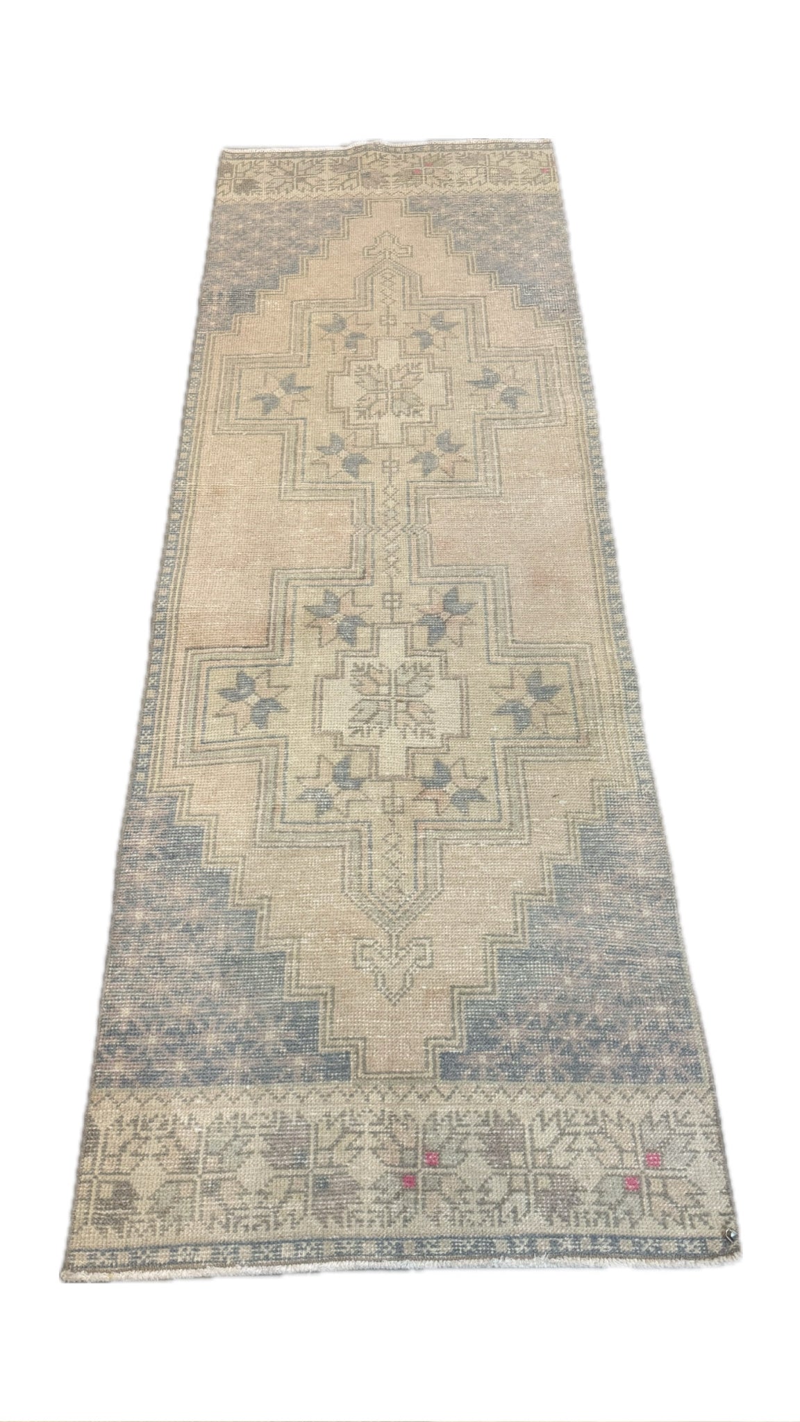 2.9'x8' Vintage Turkish Rug