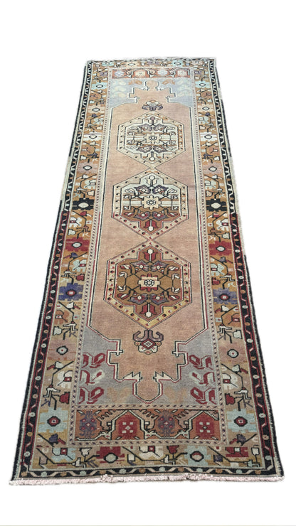 3.6'x9.11' Vintage Turkish Rug
