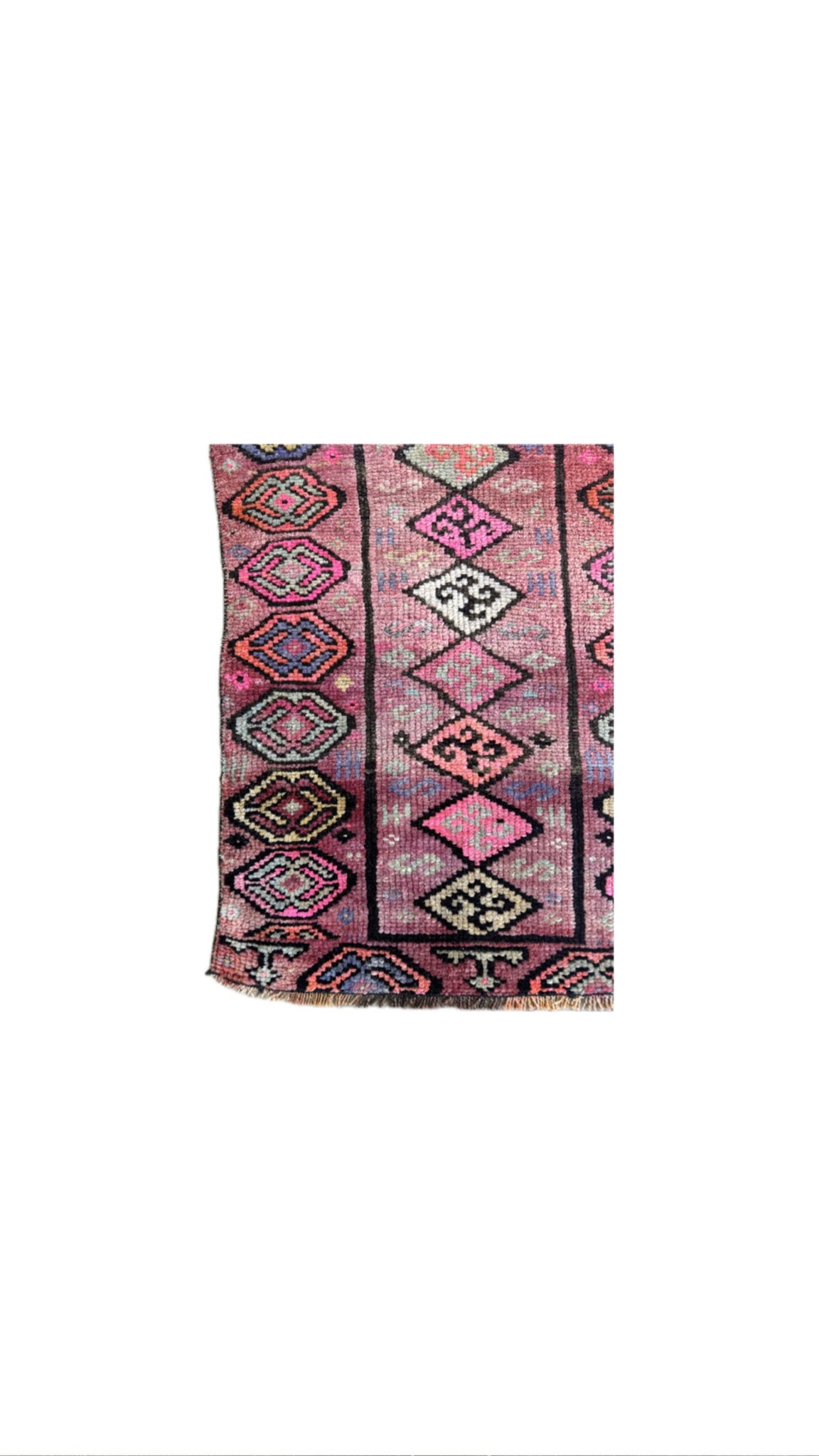 1.10'x3.2' Turkish Mini Rug