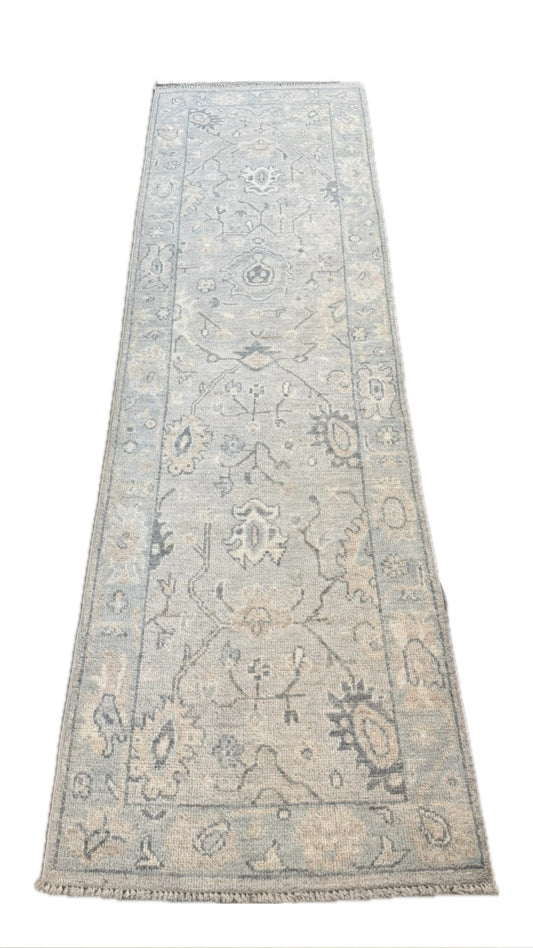 3'x10.1' New Oushak Rug
