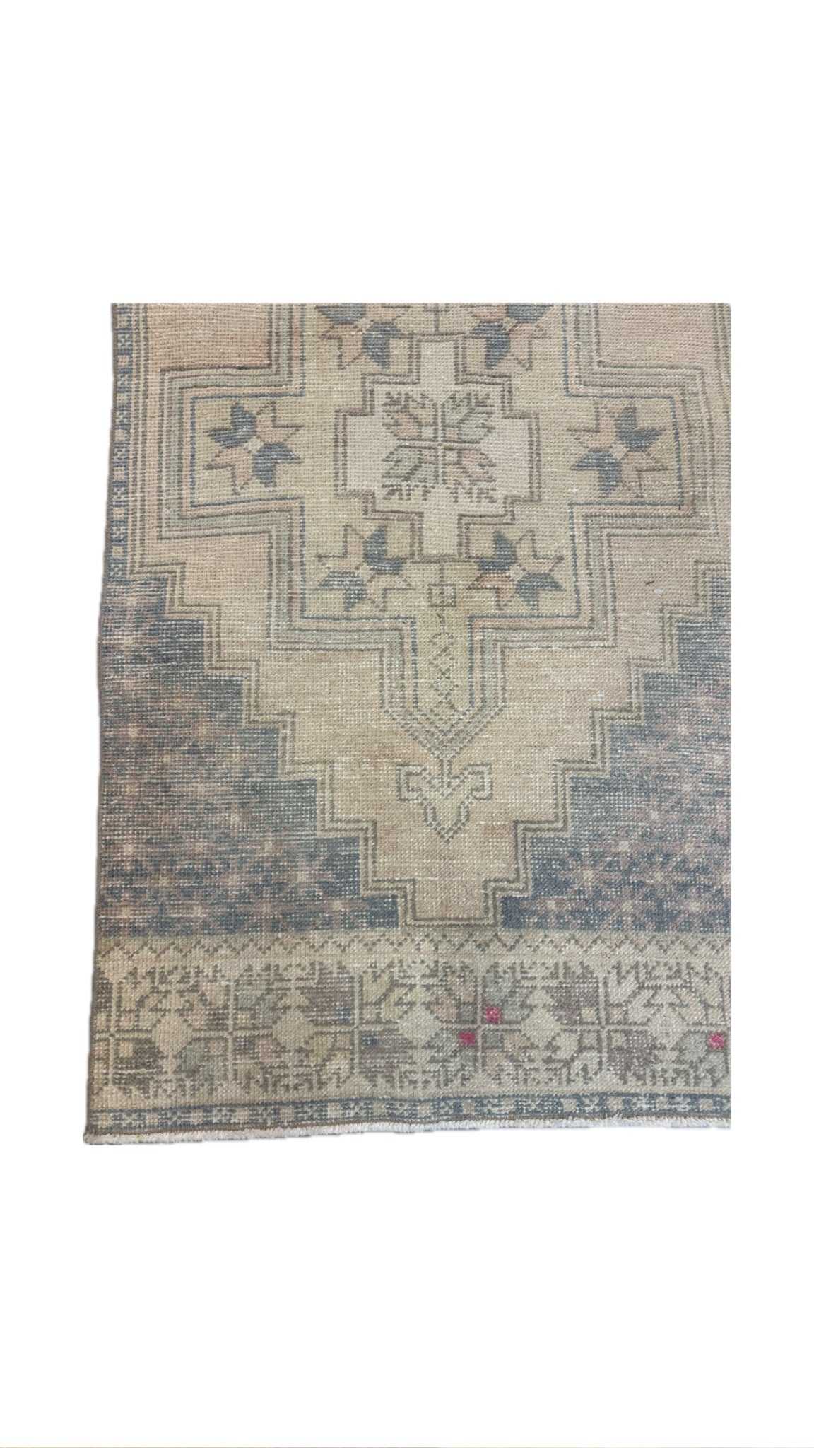 2.9'x8' Vintage Turkish Rug
