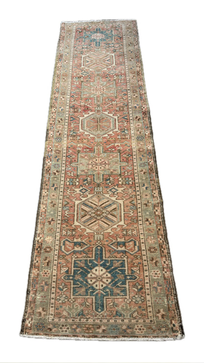 2.9'x10.3' Vintage Persian Rug