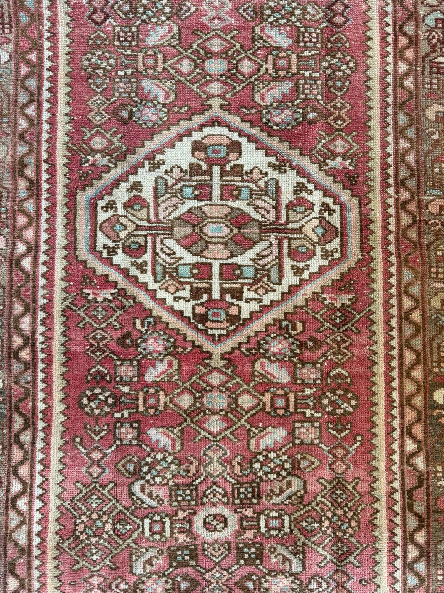 3.7'x9.6' Vintage Turkish Rug