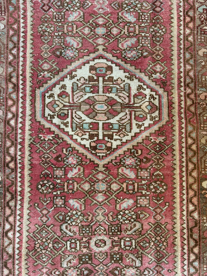 3.7'x9.6' Vintage Turkish Rug