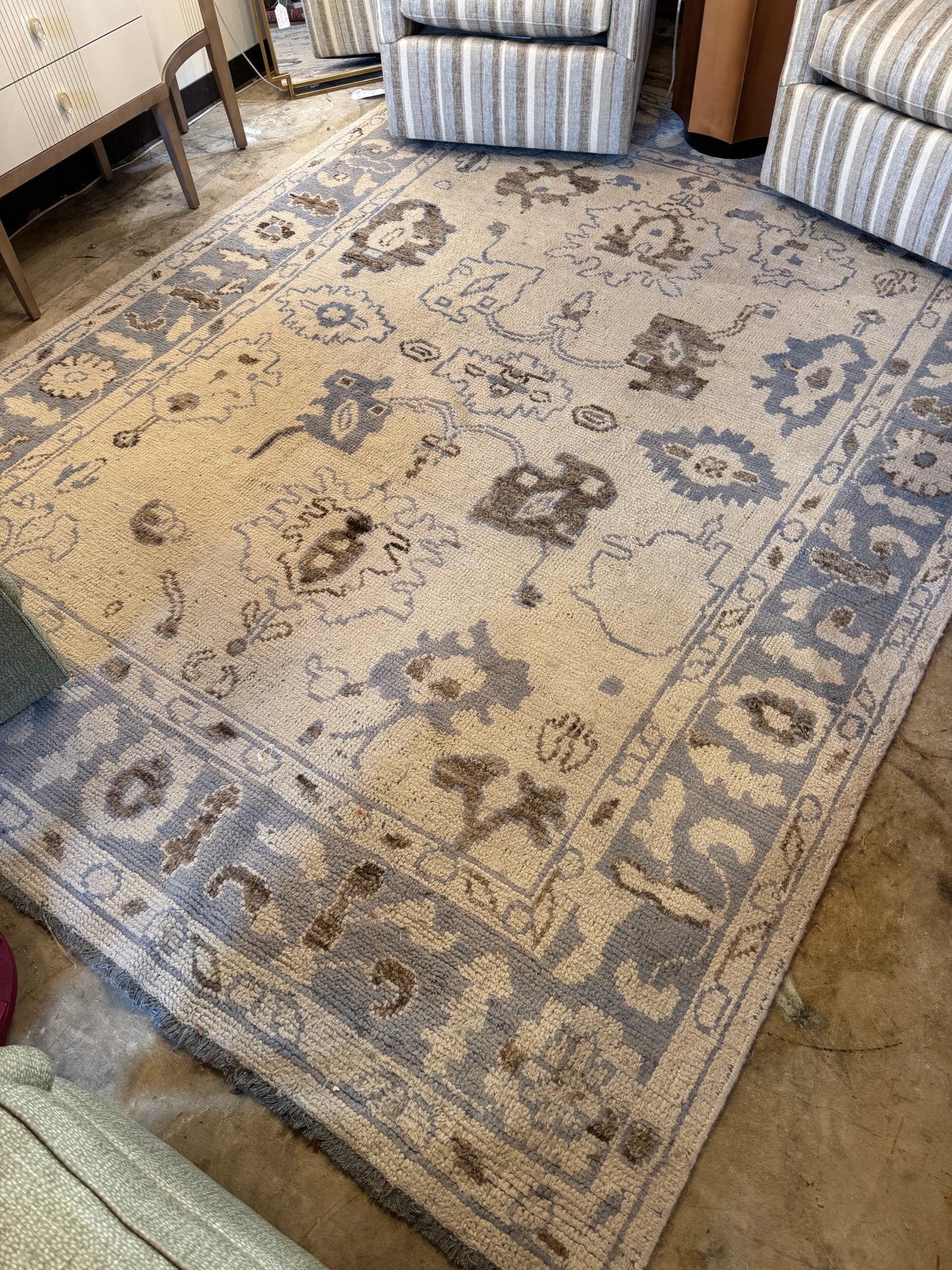 7.8'x10.5' New Oushak Rug