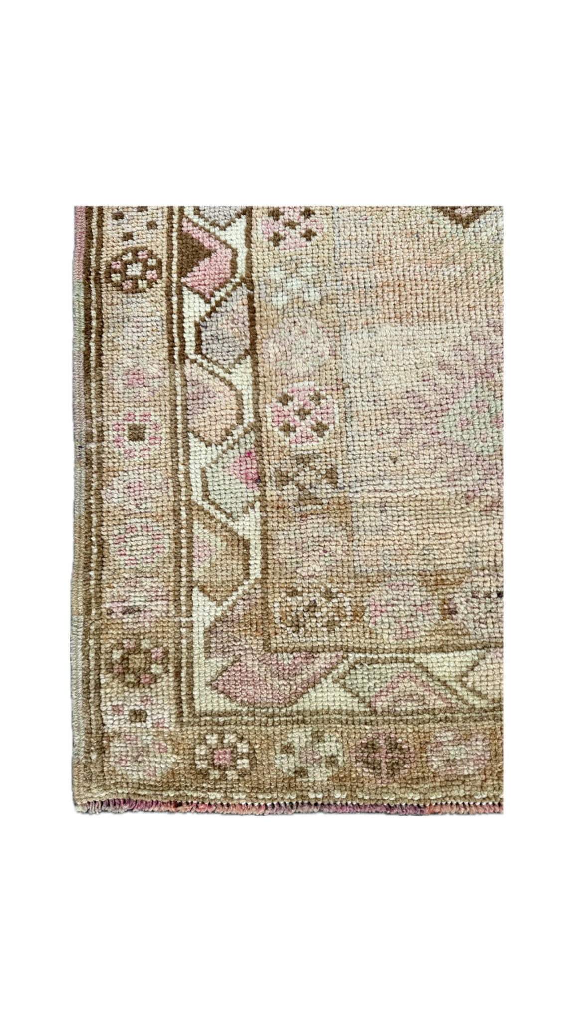3'x13.6' Vintage Herki Rug
