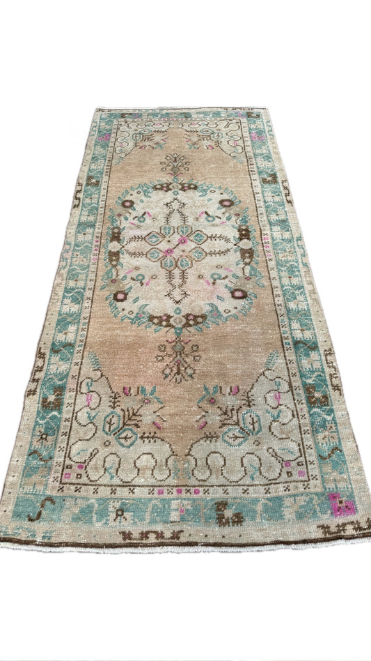 3.3'x7' Vintage Turkish Rug