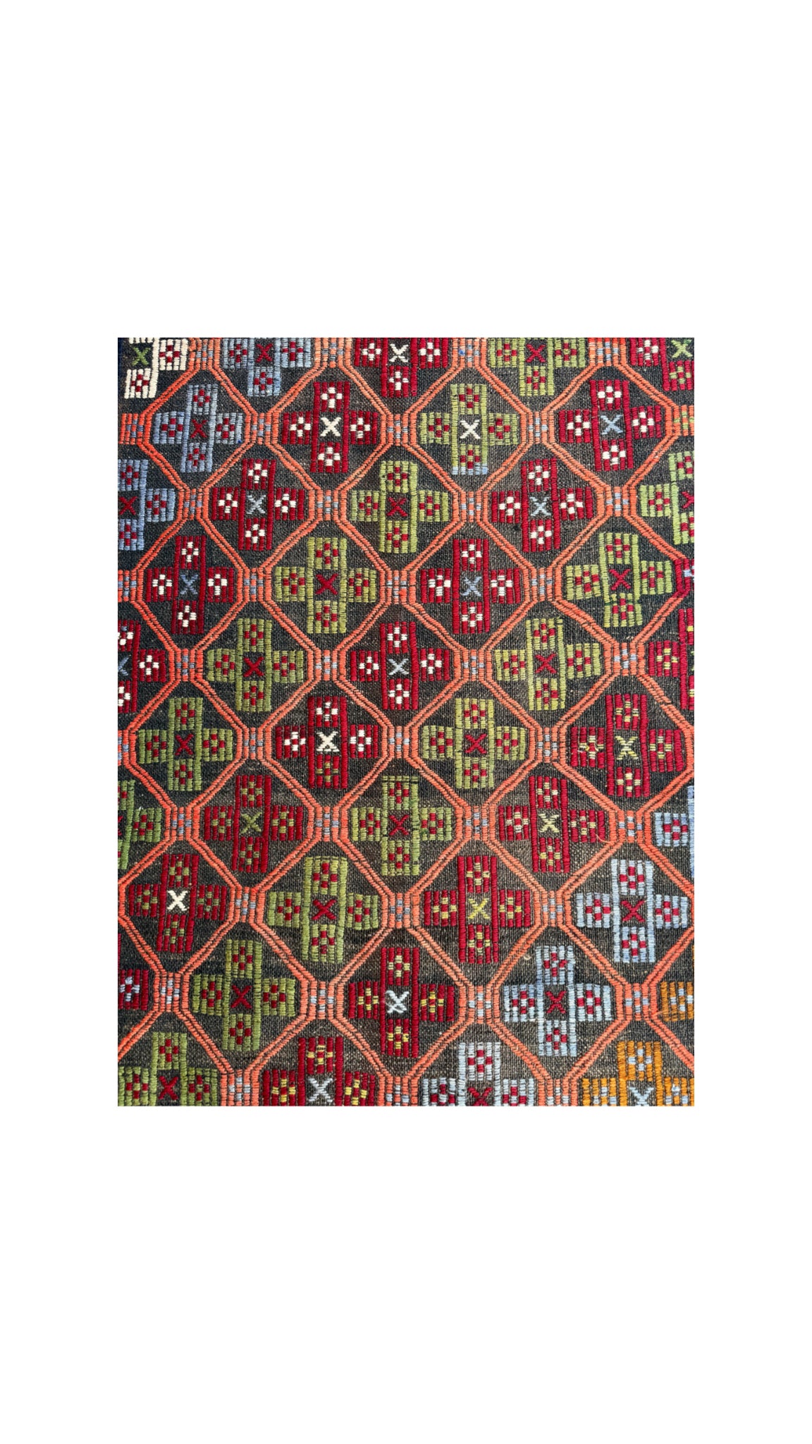 2.9x10.8 Vintage Turkish Rug