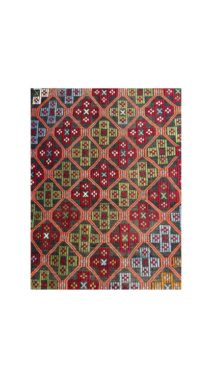 2.9x10.8 Vintage Turkish Rug