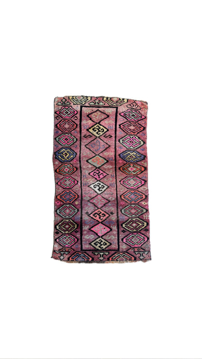 1.10'x3.2' Turkish Mini Rug