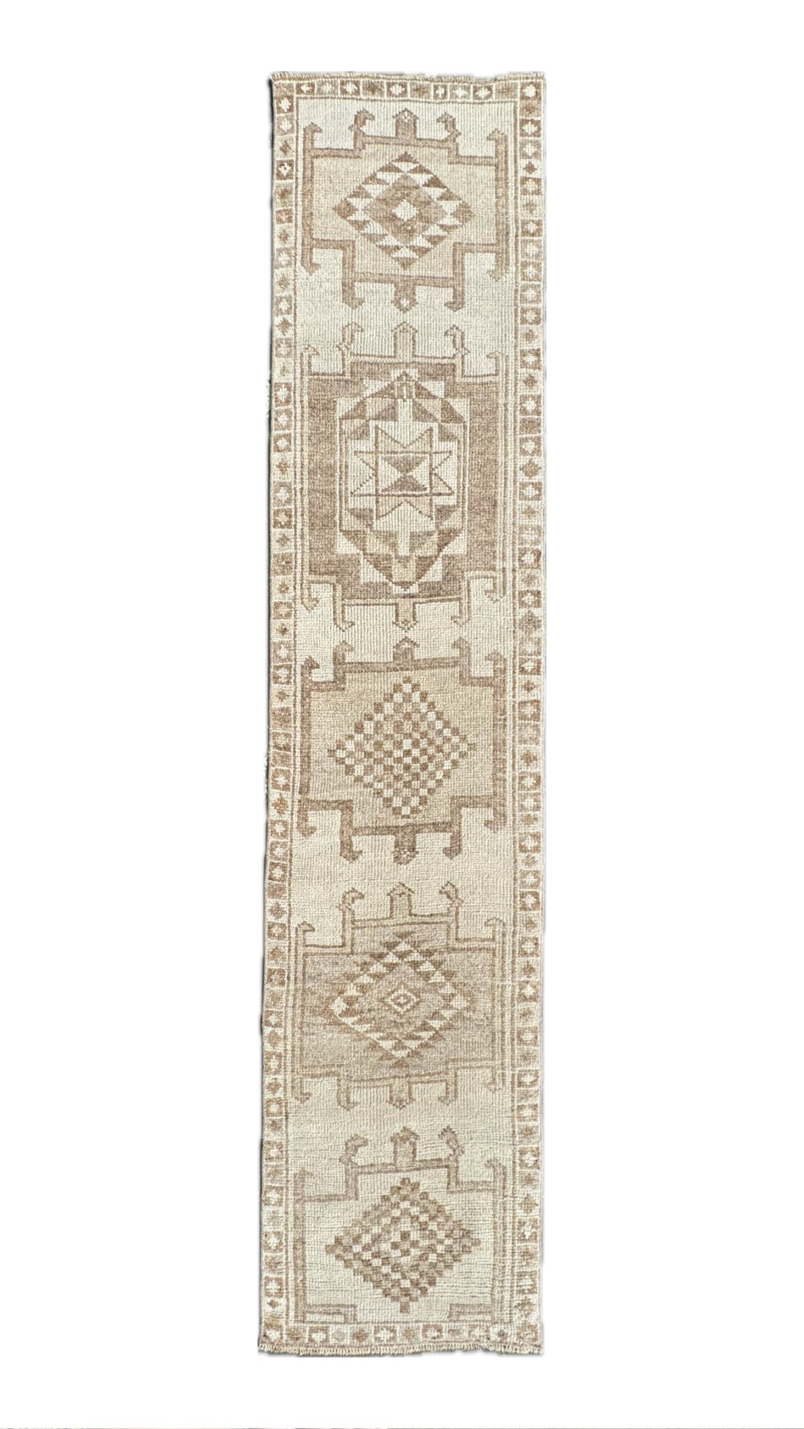 2.7'x12.2' Vintage Turkish Rug