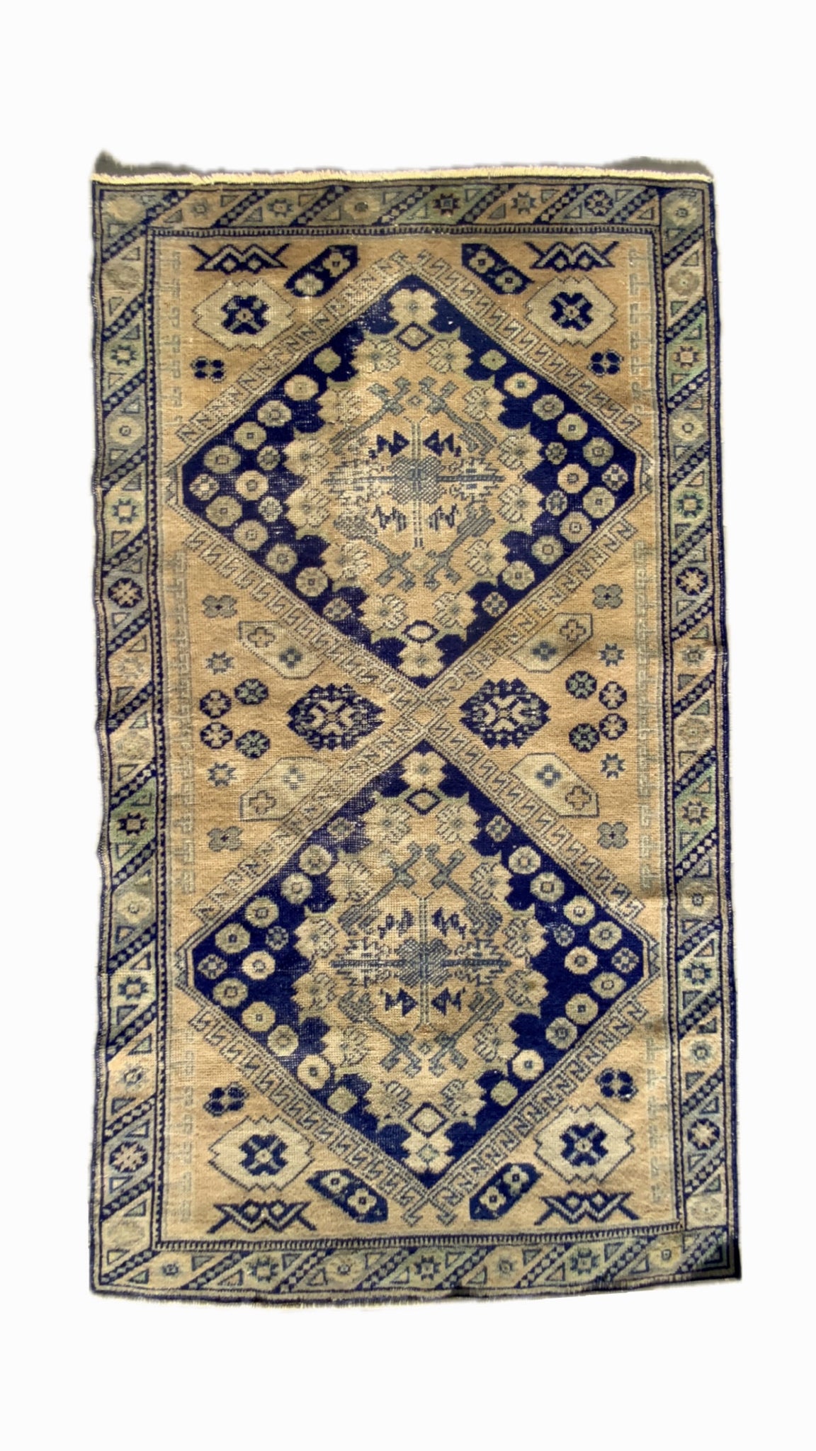 3.4'x6.2' Vintage Turkish Rug