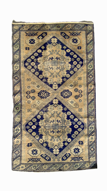 3.4'x6.2' Vintage Turkish Rug