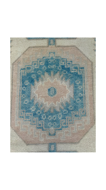 2.10'x16.6 Vintage Turkish Rug