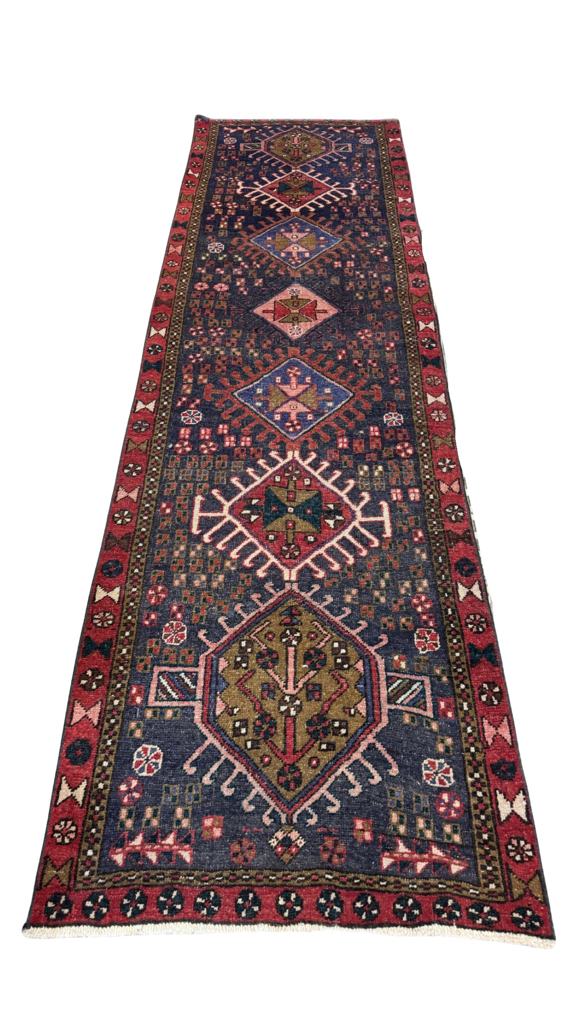 3'x10' Vintage Persian Rug