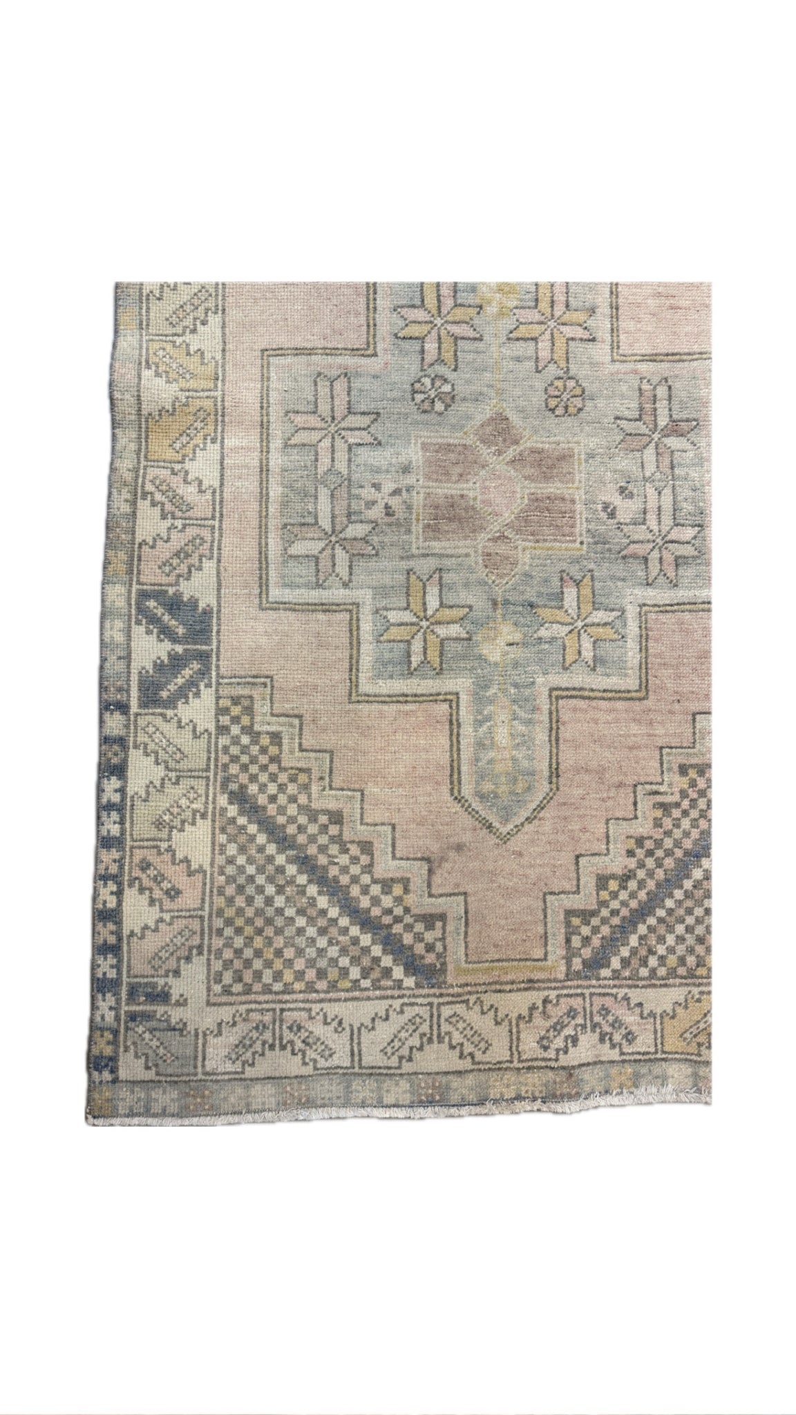 3.7'x6.2' Vintage Turkish Rug