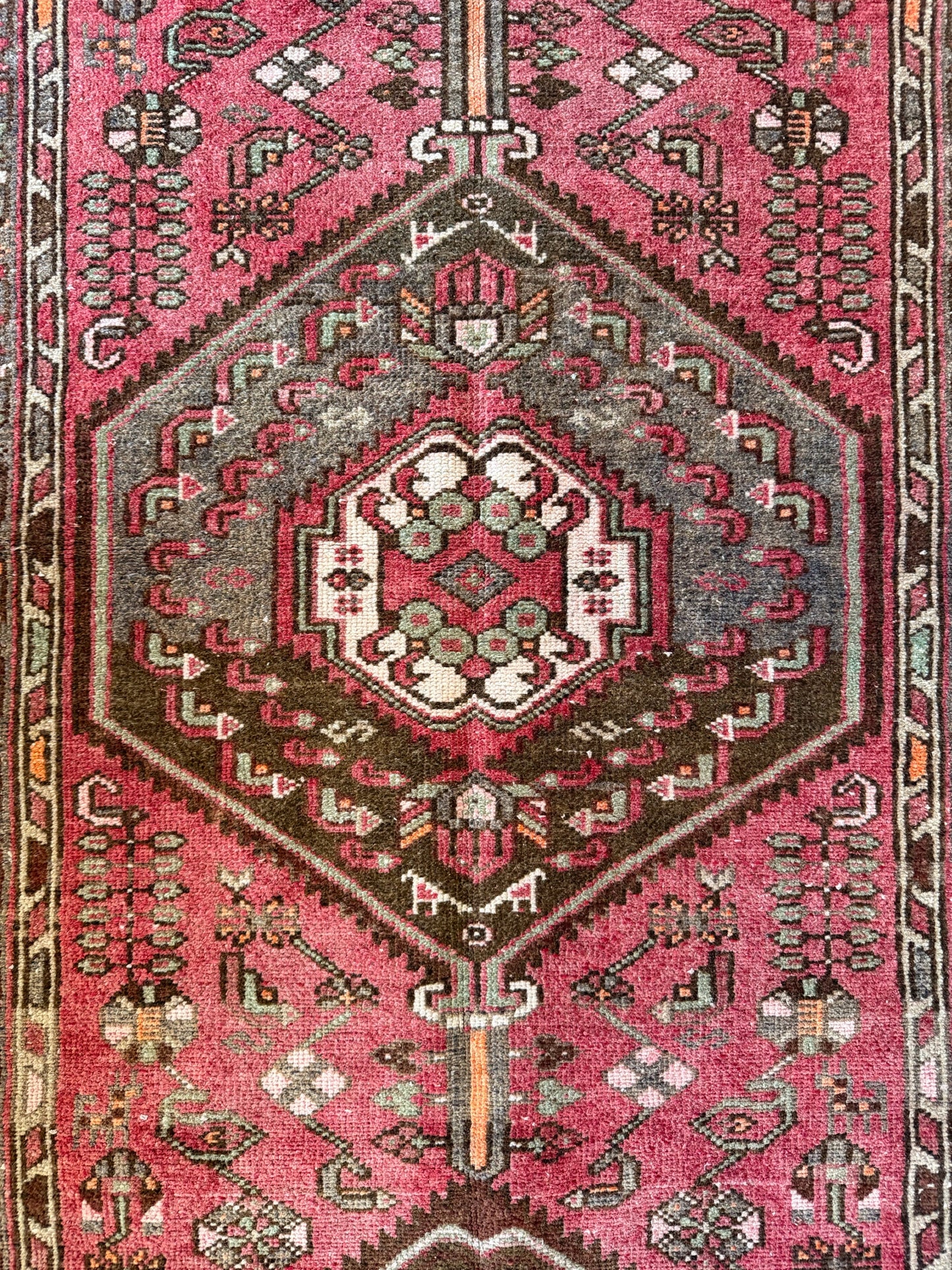 3'x10.2' Vintage Turkish Rug