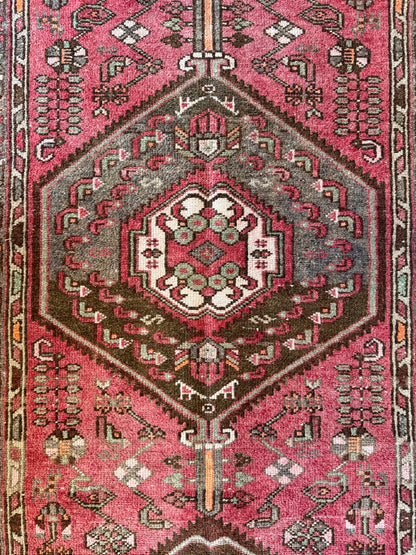 3'x10.2' Vintage Turkish Rug