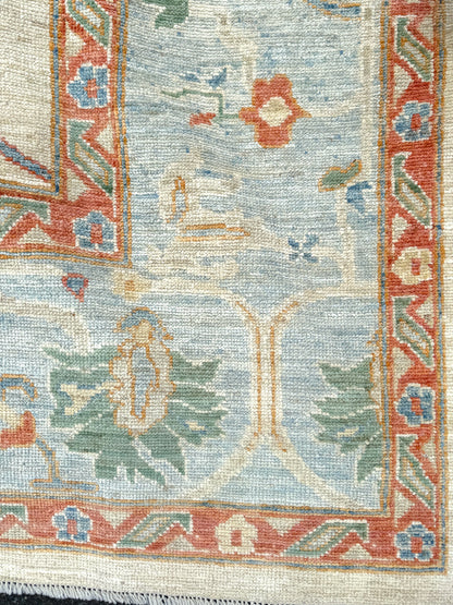 10.2'x13.9' New Oushak Rug