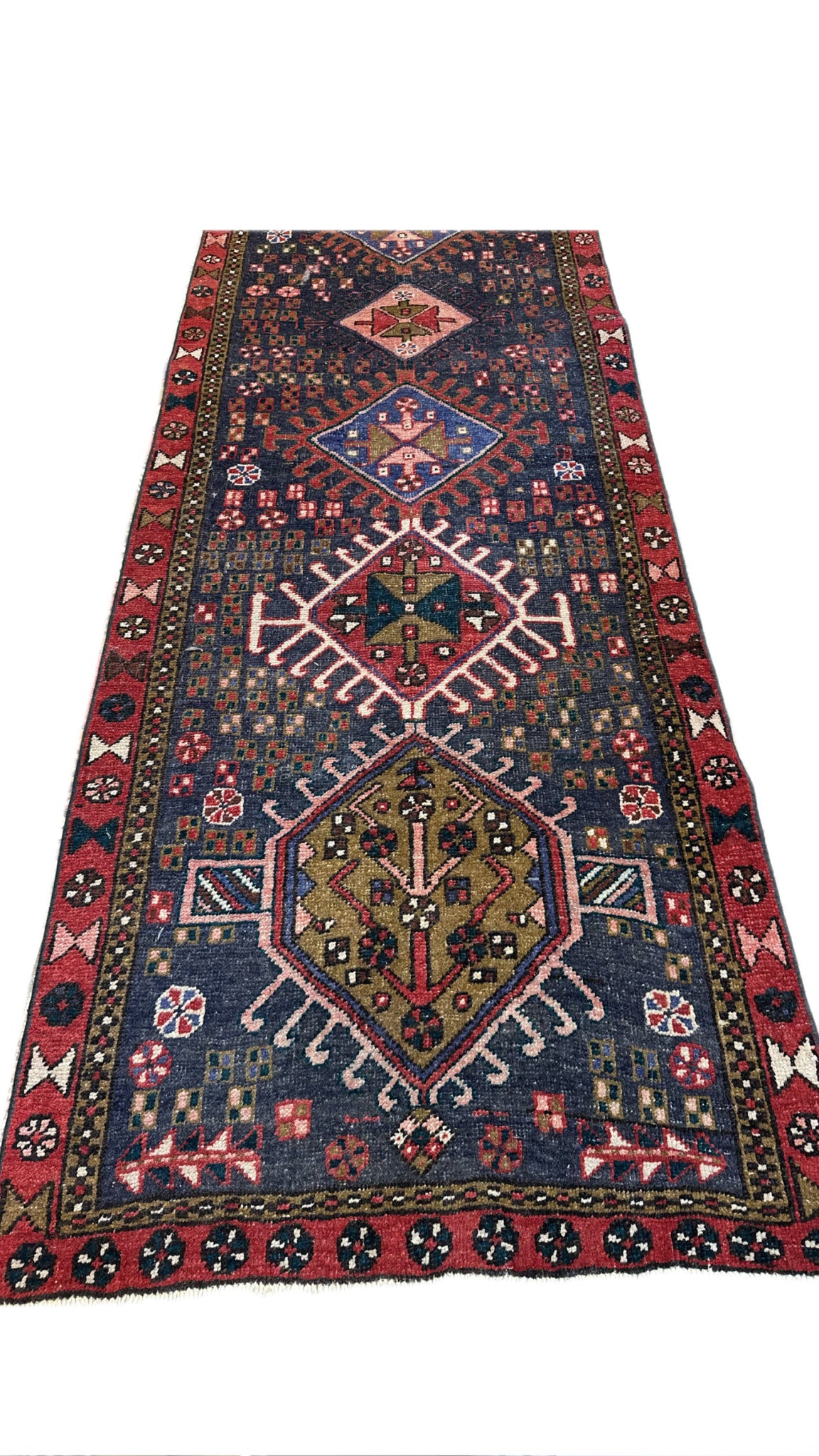 3'x10' Vintage Persian Rug