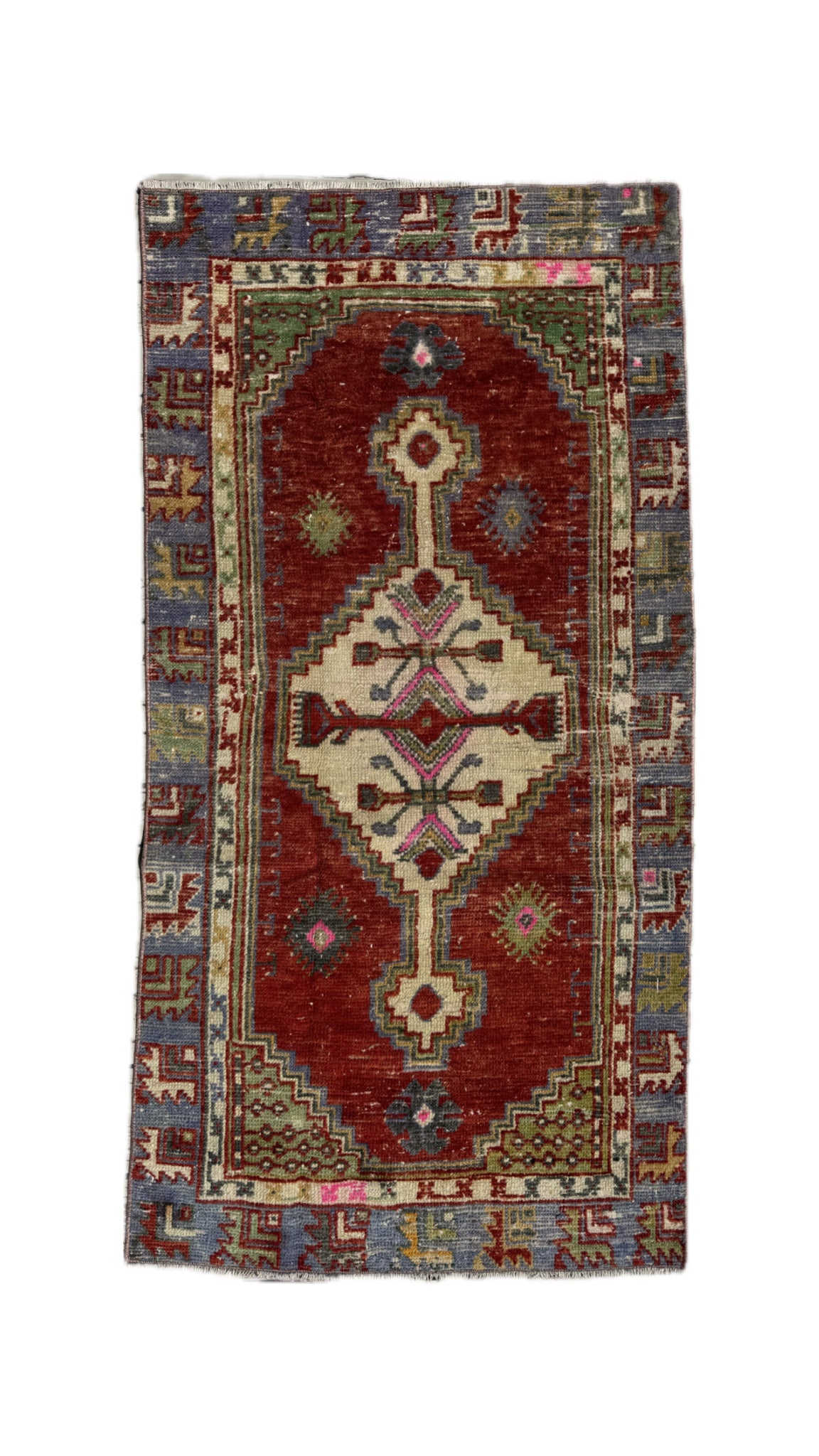 2.5'x4.8' Vintage Turkish Rug