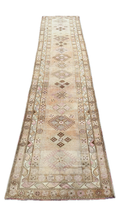3'x13.6' Vintage Herki Rug