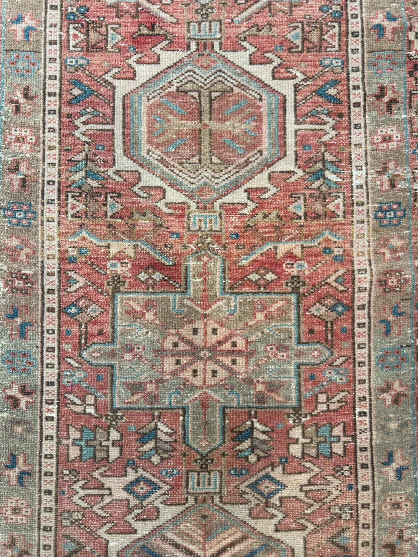 2.9'x10.3' Vintage Persian Rug
