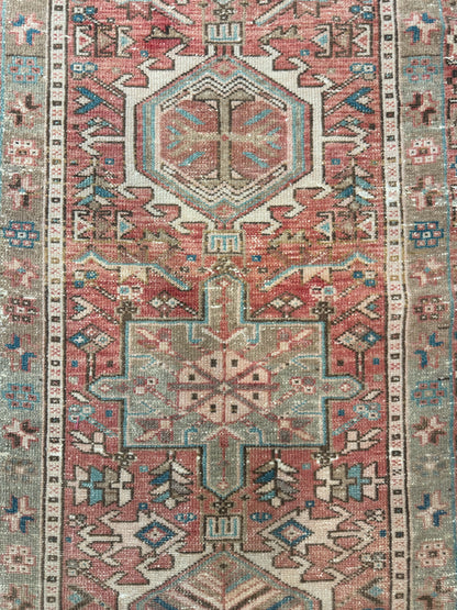 2.9'x10.3' Vintage Persian Rug
