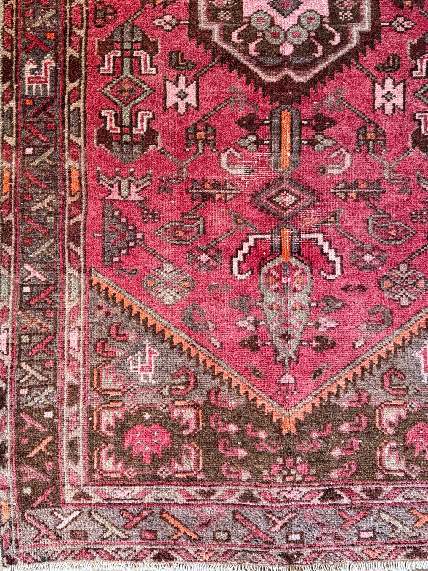3'x10.2' Vintage Turkish Rug