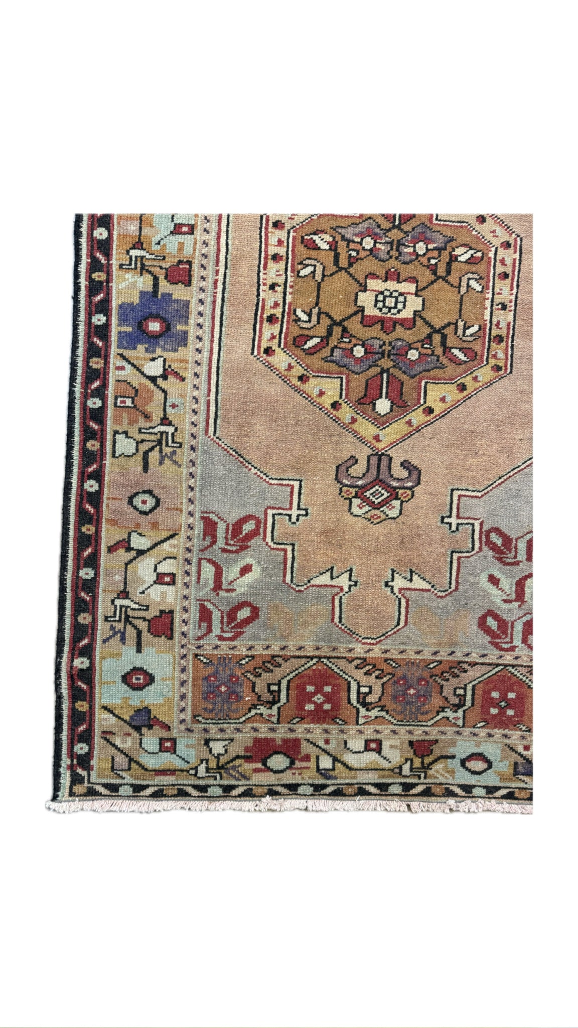 3.6'x9.11' Vintage Turkish Rug