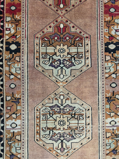 3.6'x9.11' Vintage Turkish Rug