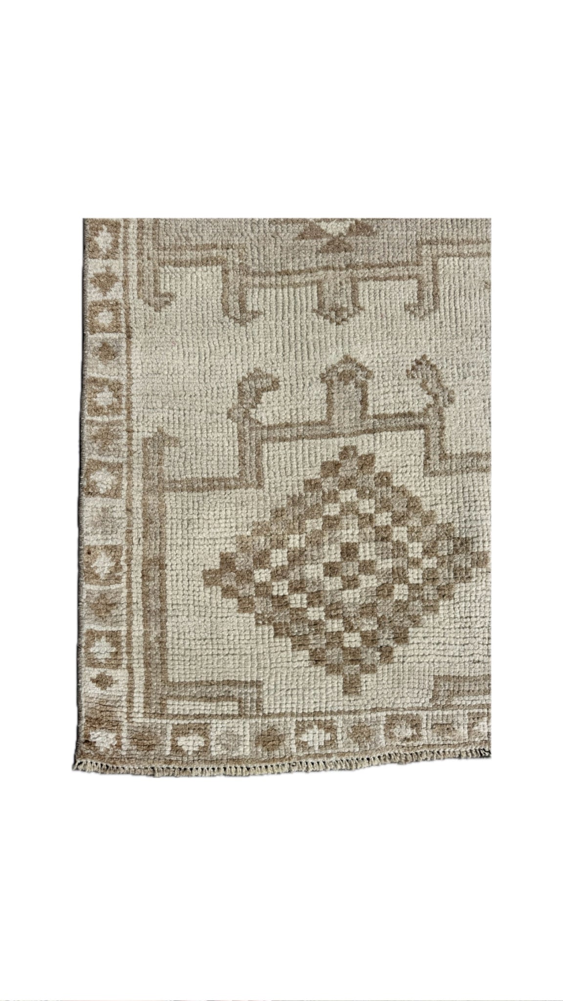 2.7'x12.2' Vintage Turkish Rug