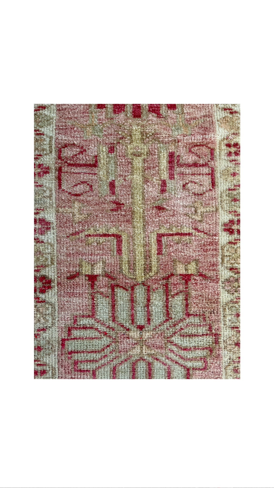 2.9'x11.2' Vintage Turkish Rug