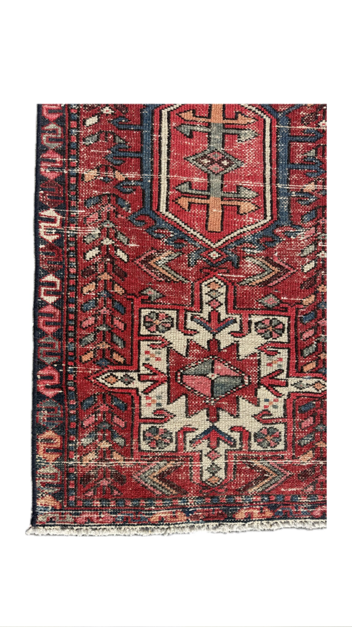 2.3'x9.8' Vintage Persian Rug