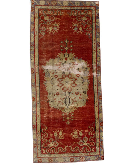 2.4'x5.5' Vintage Turkish Rug